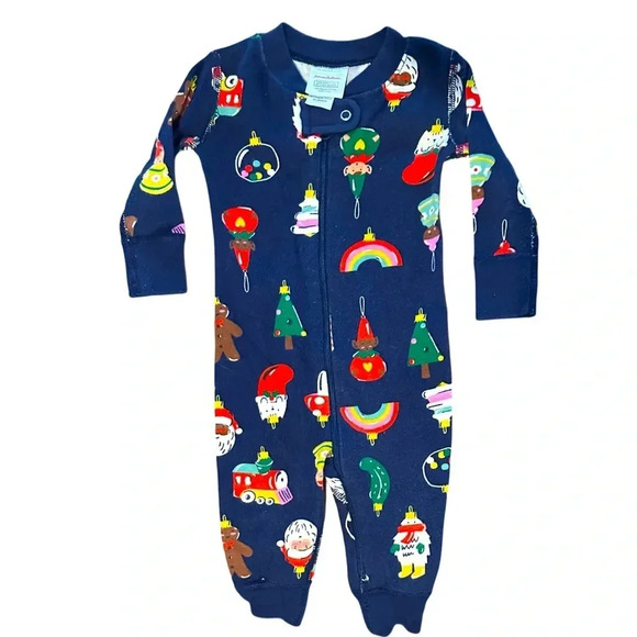 Hanna Andersson Other - Hanna Andersson holiday zippy pajamas 3-6m